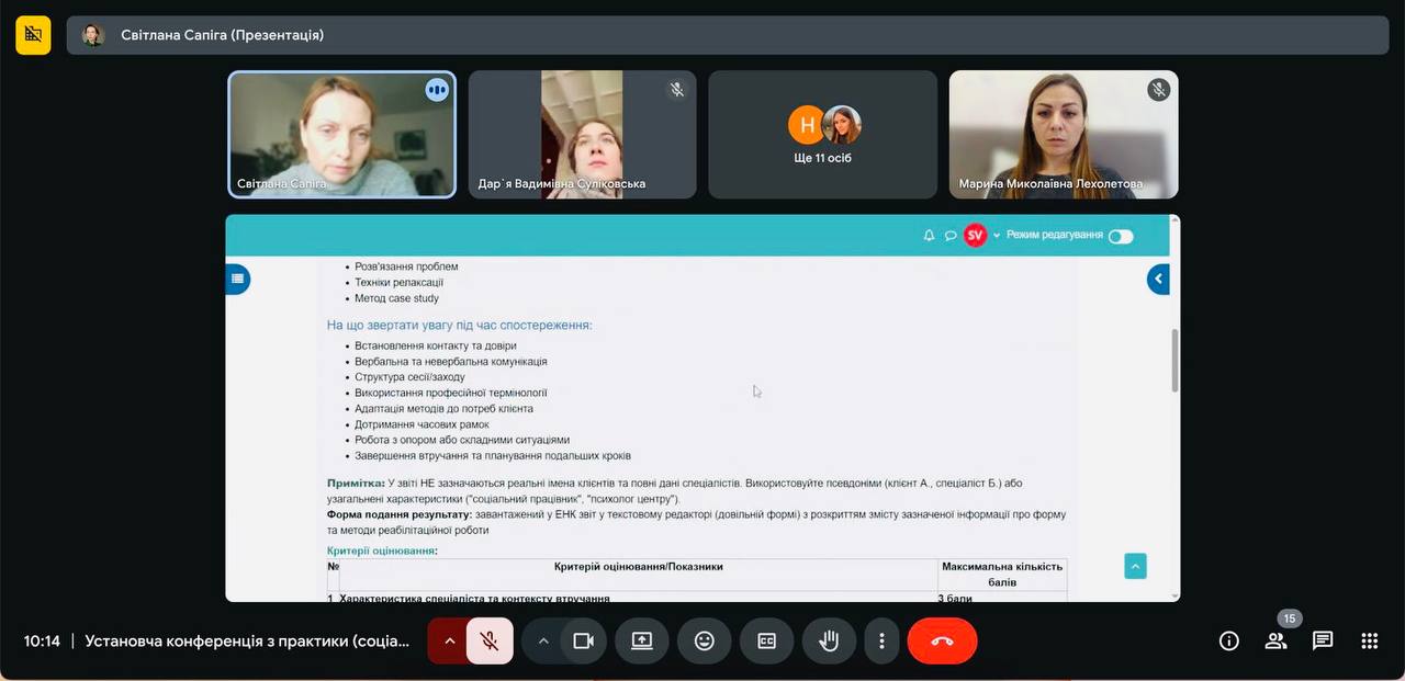 20.10.2025 Представлення ЕНК з практик