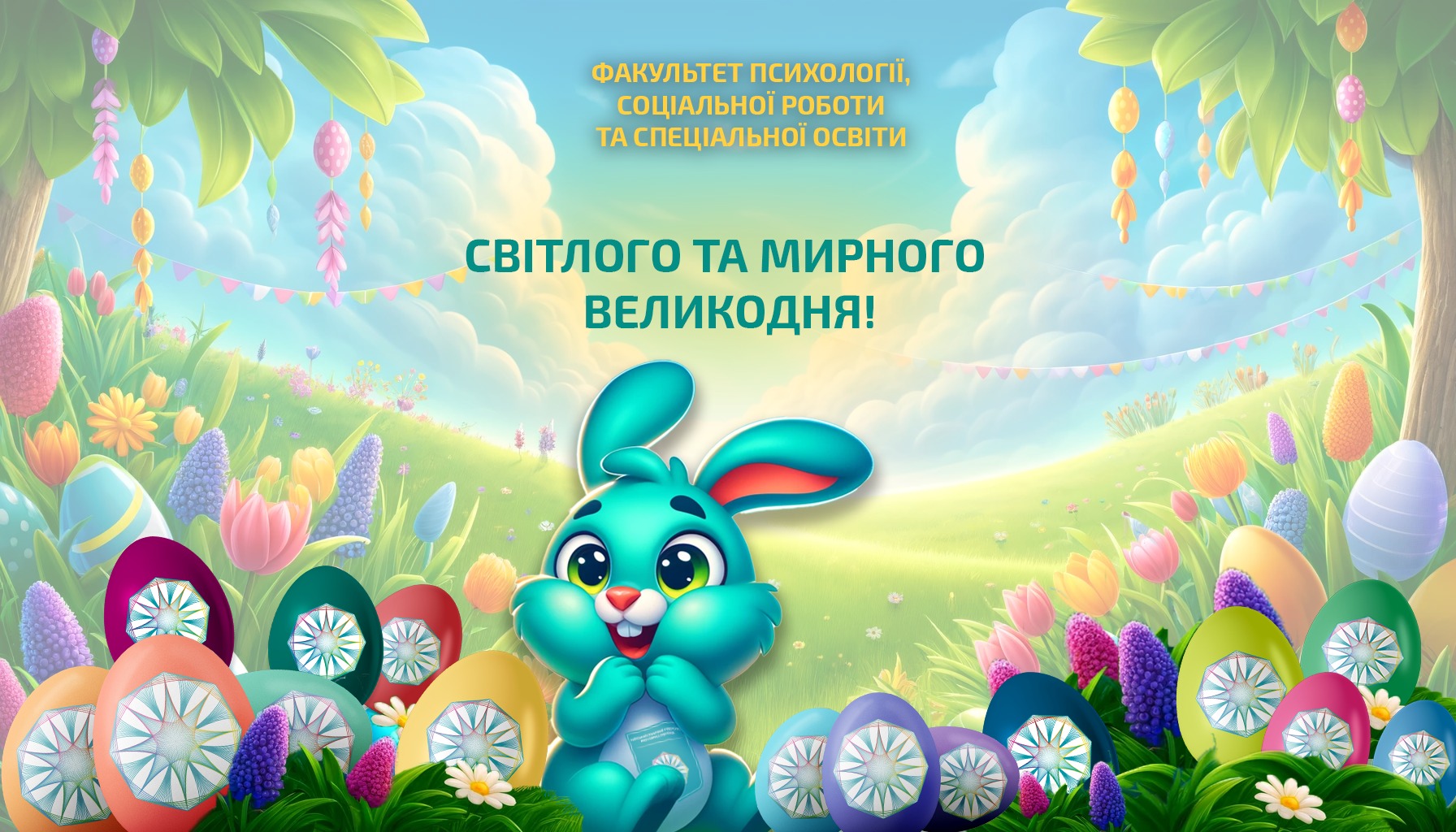 листівка великдень